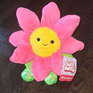 Bum Bumz Pink Flower Plush